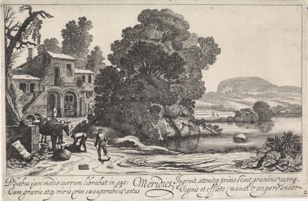 Italianate landscape: afternoon, Jan van de Velde (II), 1603-1641