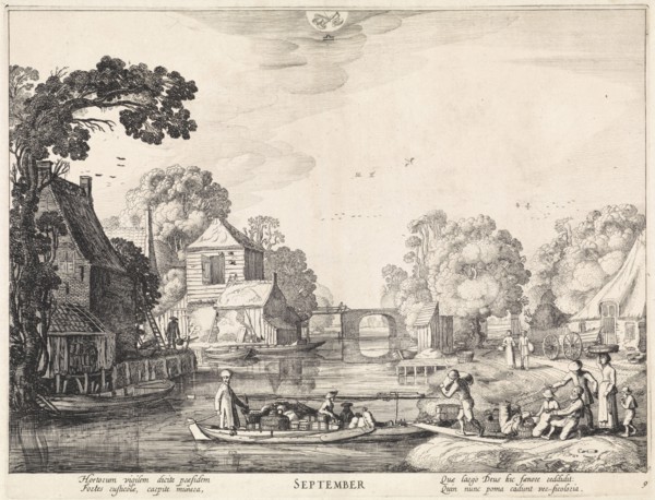 September, Jan van de Velde (II), Claes Jansz. Visscher (II), 1618