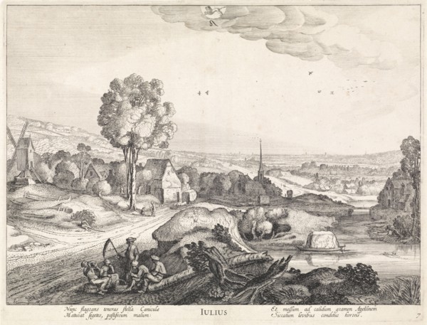 July, Jan van de Velde (II), Claes Jansz. Visscher (II), 1618