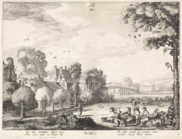 June, Jan van de Velde (II), Claes Jansz. Visscher (II), 1618