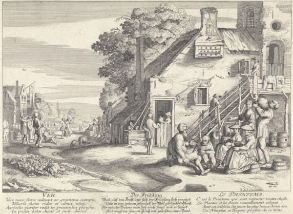 Spring (Ver), Jan van de Velde (II), Anonymous, Martin Engelbrecht, 1649 - 1756