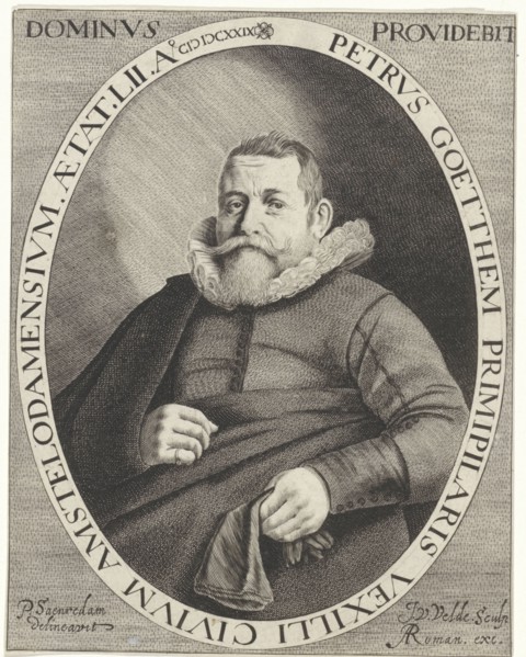 Portrait of Peter Goetthem, Jan van de Velde (II), Aegidius Roman, 1629