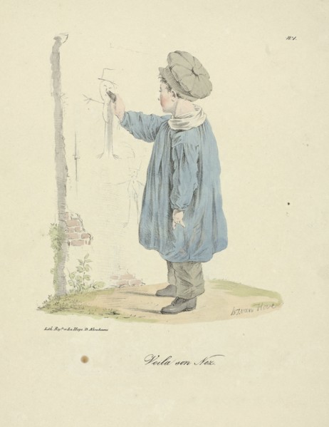 studies after nature, Bartholomeus Johannes van Hove, D. Abrahams, 1800 - 1880