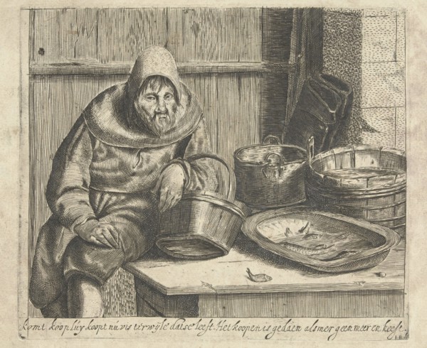 Fishmonger, Hendrik Bary, 1657 - 1707