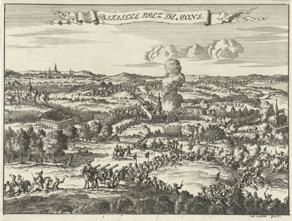 Battle of St Denis, 1678, France, Jan Luyken, Hendrick and Dirk Boom, 1680