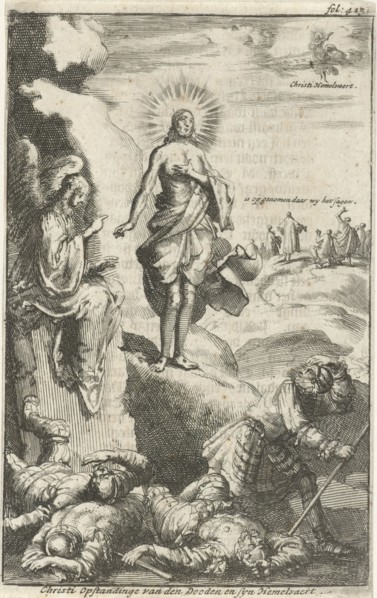 Resurrection of Christ, Jan Luyken, Jan Claesz ten Hoorn, 1690