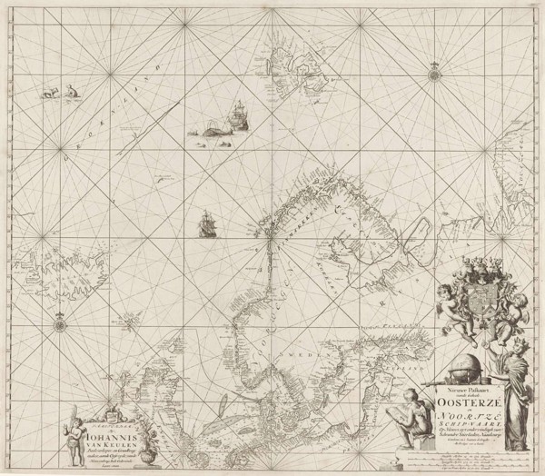 Sea chart of the Baltic and North Sea, Jan Luyken, Johannes van Keulen (I), unknown, 1681 - 1799