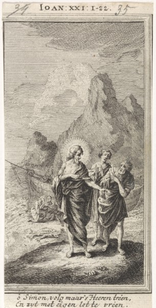 Christ Appears at the Sea of Galilee, Jan Luyken, Anonymous, 1712
