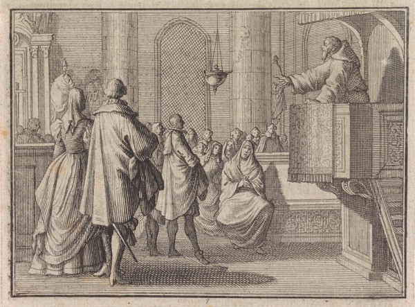 Wonder of the extinguished and reignited lamp, Caspar Luyken, Christoph Weigel, Frantz Martin