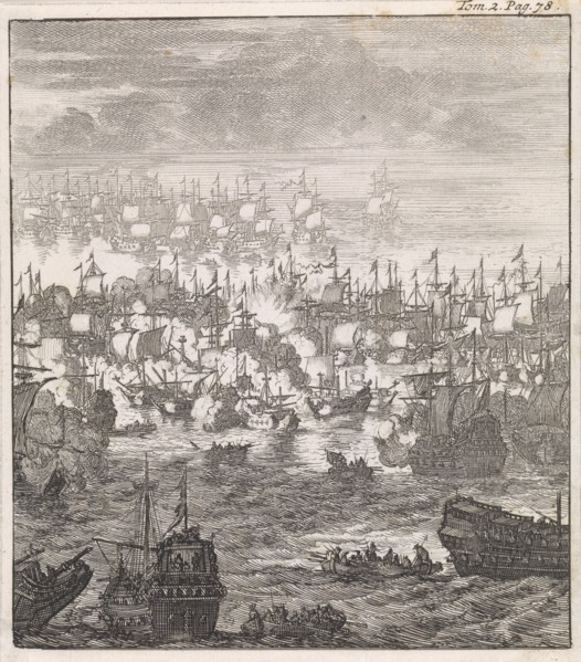 Battle of Beachy Head, 1690, Southern England UK