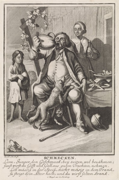 Taste, Caspar Luyken, Anonymous, Christoph Weigel, 1698 - 1702