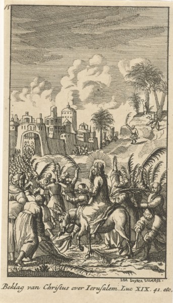 Christ predicts the destruction of Jerusalem, Anonymous, 1720