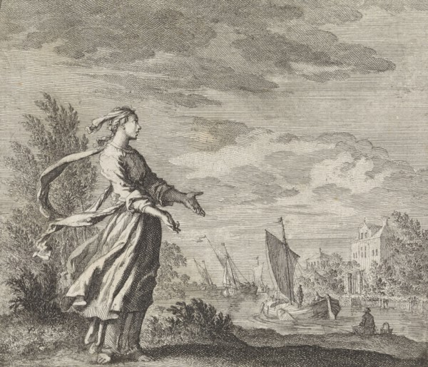 wind, Jan Luyken, 1695-1705