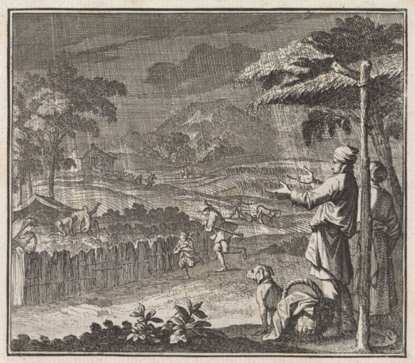 rain, Caspar Luyken, Jan Luyken, Christoph Weigel, c. 1700