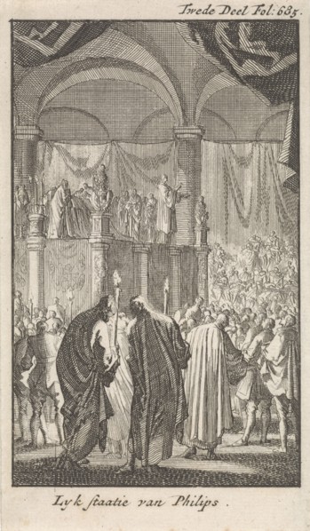 Funeral procession of Philip II, 1598, Jan Luyken, Engelbrecht Boucquet, 1699