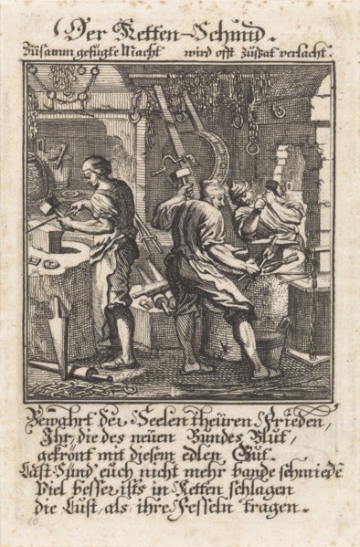 Chain Smith, Jan Luyken, Anonymous, 1698