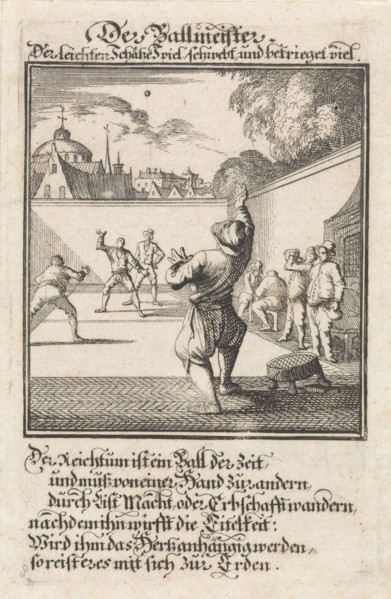 ballplayers, Caspar Luyken, Anonymous, 1711