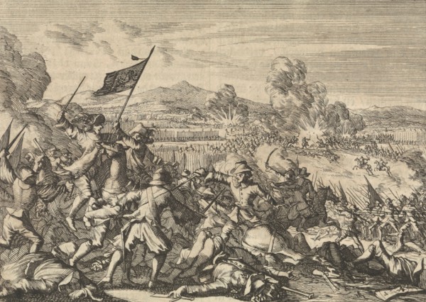 Victory of Sweden in the army of the emperor at Wittstock, 1636, Caspar Luyken, Pieter van der Aa