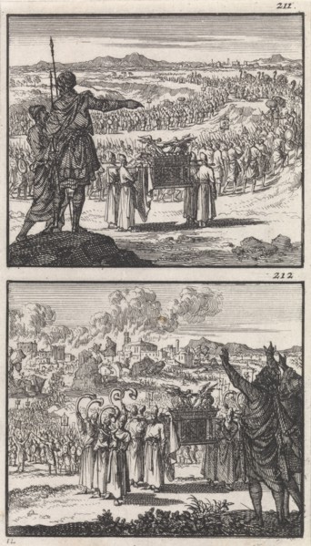 Israelites crossing the Jordan, Fall of Jericho, near the Jordan River in the West Bank