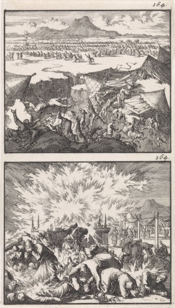 Dathan and Abiram and their families swallowed by the earth, Destruction of the tribe of Korah, Jan