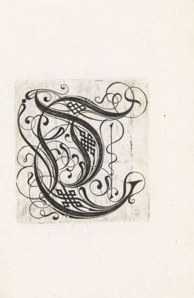 Letter T, Anonymous, c. 1600 - c. 1699