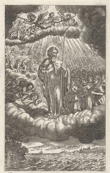 Saint Thomas in heaven, Anonymous, Samuel van Hoogstraten, Michiel de Groot, 1671