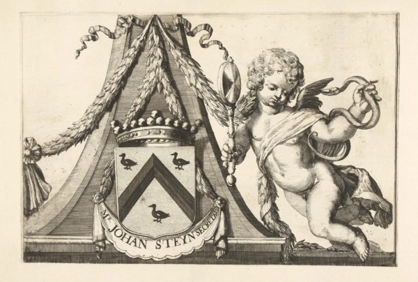 Coat of arms of Jacob Steyn, Romeyn de Hooghe, 1688-1689