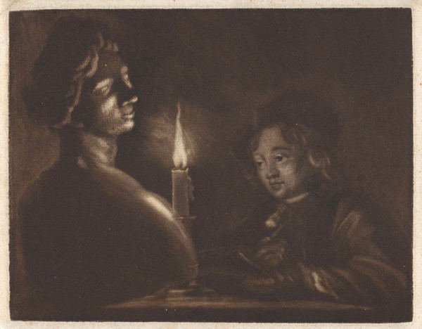 Drawing boy, Aert Schouman, 1720 - 1792
