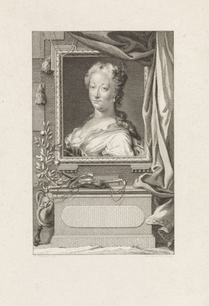 Portrait of Anna of Brunswick-Lunenburg, Princess of Orange, Reinier Vinkeles, 1788