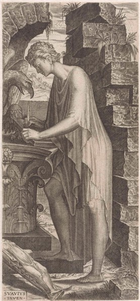Apostle John, Lambertus Suavius, 1545 - 1548