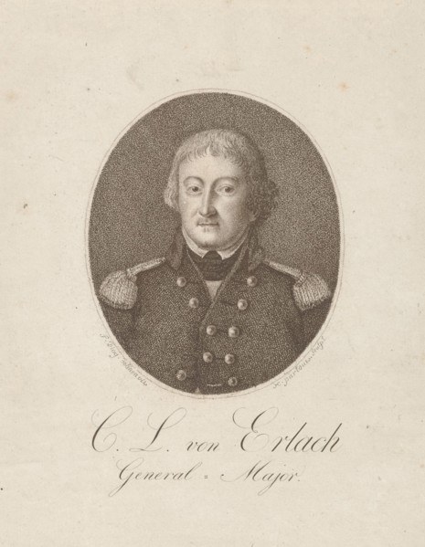 Portrait of Karl Ludwig von Erlach, H. Partout, 1769 - 1789