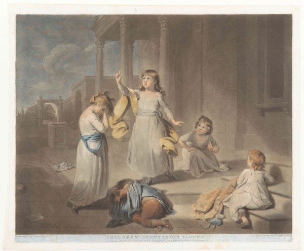 Children play a tragedy, Charles Howard Hodges, John Raphael Smith, 1785