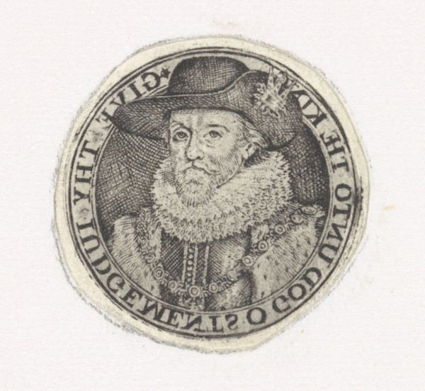 Bust Portrait of James I, Simon van de Passe, 1615 - 1622