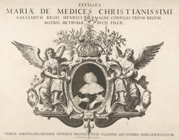 Entry of Maria de Medici in Amsterdam (Portrait), 1638, The Netherlands, Pieter Holsteyn (II),