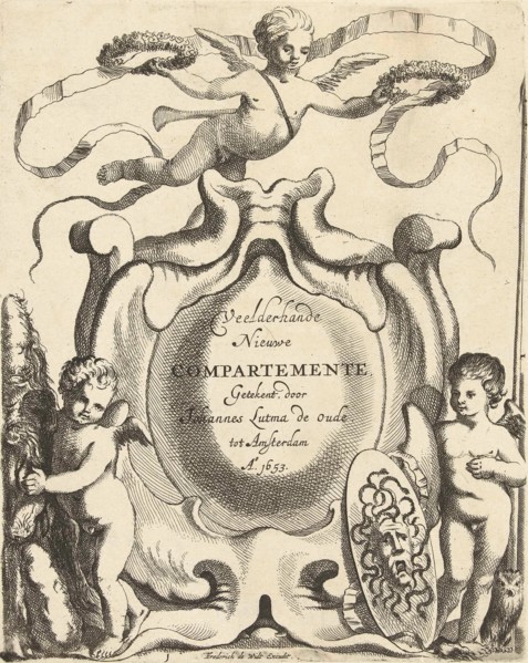 Title Journal: Veelderhande Nieuwe Compartemente, print maker: Jacob Lutma, Johannes Lutma I,