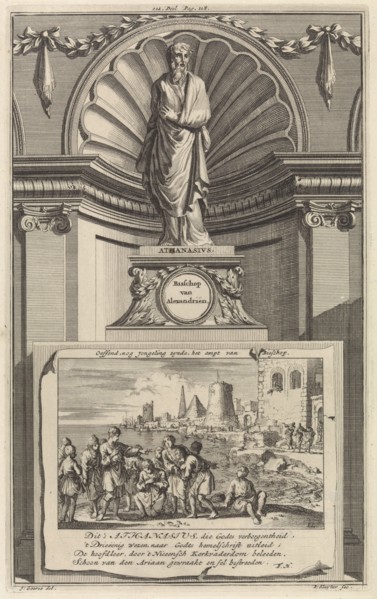 St. Athanasius of Alexandria, Church Father, Jan Luyken, Zacharias Chatelain II, FranÃ§ois Halma,