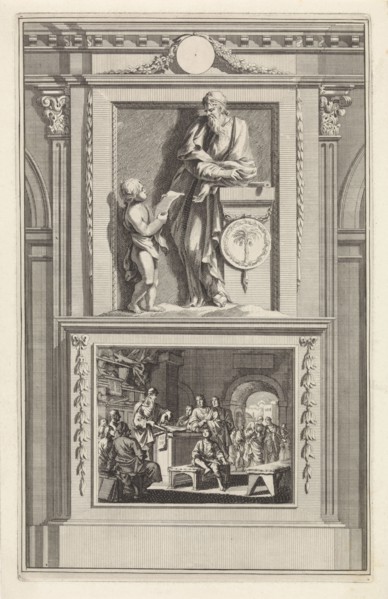 St. Clement of Alexandria, Church Father, Jan Luyken, Zacharias Chatelain II, Jan Goeree, 1698