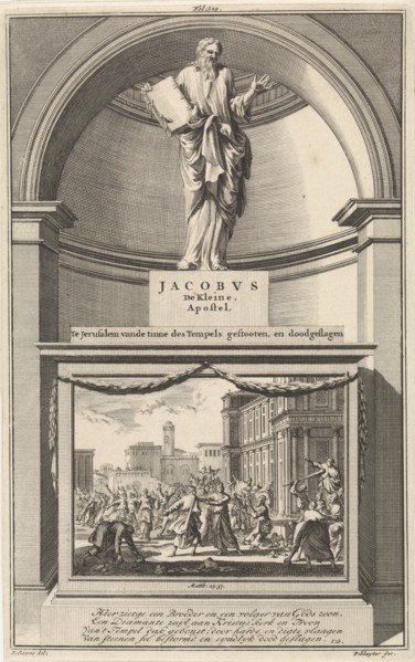 Apostle James the Less, Jan Luyken, Zacharias Chatelain (II), FranÃ§ois Halma, 1698