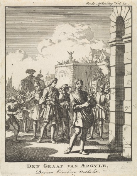 Execution of the Earl of Argyll, 1685, print maker: Jan Luyken, Jan Claesz ten Hoorn, 1698