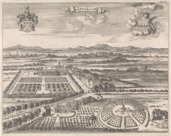 View of Schellach, Jan Luyken, Johannes Meertens, Abraham van Someren, 1696