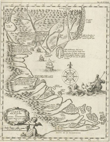 Map of Tonquin, Jan Luyken, 1681