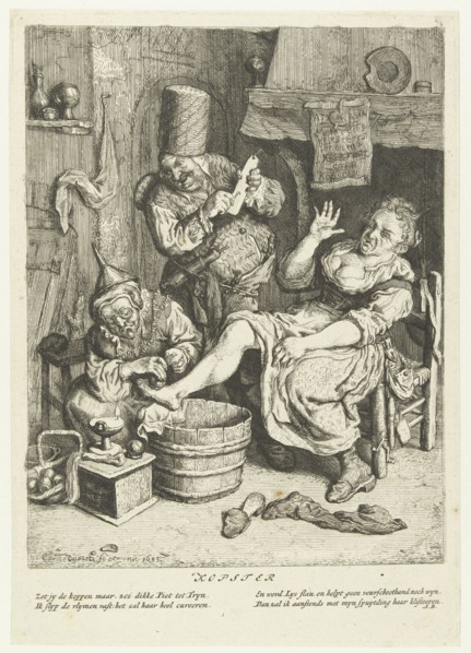 Kopster, Cornelis Dusart, 1695
