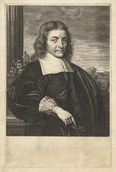 Portrait of Peter Bortius, Hendrik Bary, 1657 - 1707