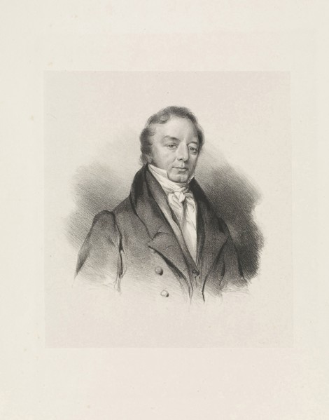 Portrait of Abraham Bredius, Jean Baptiste Madou, 1806 - 1877