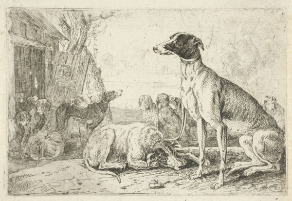 Dog kennel, Jan van den Hecke I 1656, Jan van den Hecke I, 1656