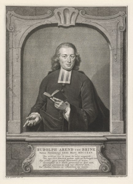Portrait of Rudolf Arend ten Brink, Jacob Houbraken, Rutger Schutte, 1761