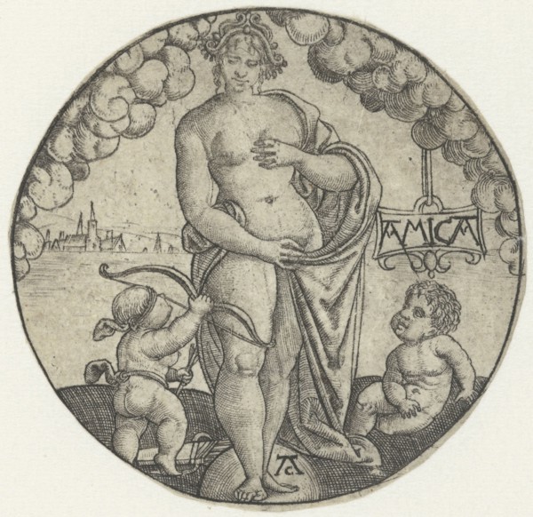 Venus, Monogrammist AC (16e eeuw), Hans Sebald Beham, 1520 - 1562