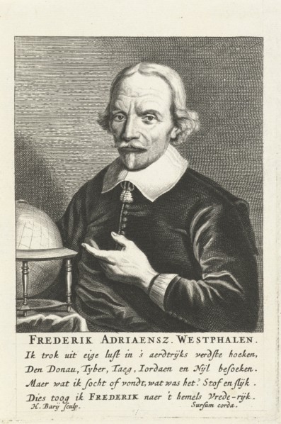 Portrait of Frederick Adriaensz Westphalen at the age of 72, Hendrik Bary, Geeraert Brandt (I), c.