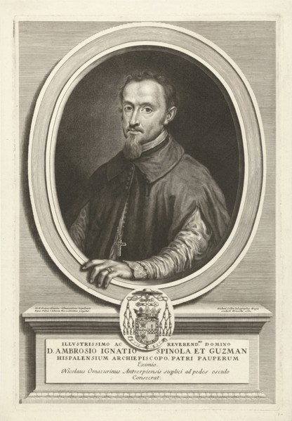 Portrait of Ambrose Ignatius Spinola y GuzmÃ¡n, Richard Collin, 1681