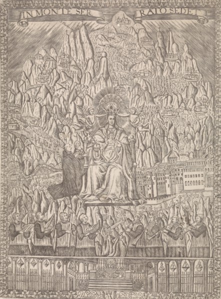 The Holy Virgin of Mont-Serrat, Hubert van Otteren, 1671 - 1713